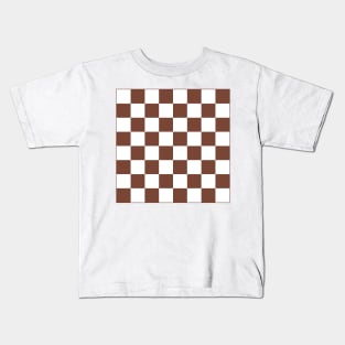 Checkered Pattern | Chessboard Pattern Kids T-Shirt